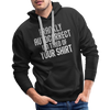 Funny Autocorrect Men’s Premium Hoodie - black