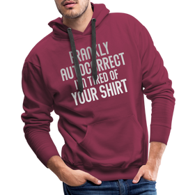 Funny Autocorrect Men’s Premium Hoodie