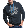 Funny Autocorrect Men’s Premium Hoodie - navy