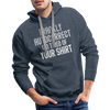 Funny Autocorrect Men’s Premium Hoodie - heather denim