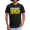 I Play Heavy Metal Tuba T-Shirt by Next Level - black