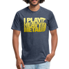 I Play Heavy Metal Tuba T-Shirt by Next Level - heather navy