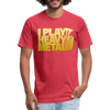 I Play Heavy Metal Tuba T-Shirt by Next Level - heather red