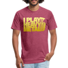 I Play Heavy Metal Tuba T-Shirt by Next Level - heather burgundy