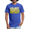 I Play Heavy Metal Tuba T-Shirt by Next Level - heather royal