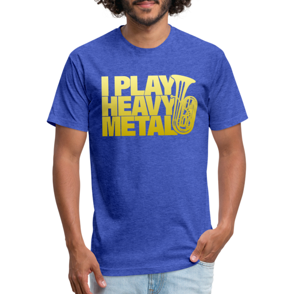 I Play Heavy Metal Tuba T-Shirt by Next Level - heather royal