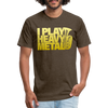 I Play Heavy Metal Tuba T-Shirt by Next Level - heather espresso