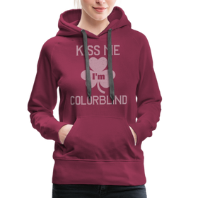 Kiss Me I'm Colorblind Women’s Premium Hoodie