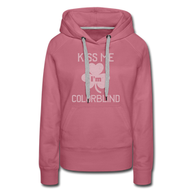 Kiss Me I'm Colorblind Women’s Premium Hoodie