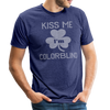 Kiss Me I'm Colorblind Unisex Tri-Blend T-Shirt