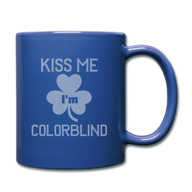 Kiss Me I'm Colorblind Full Color Mug