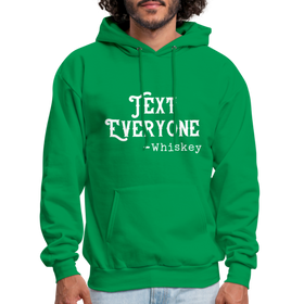 Funny Text Everyone -Whiskey Men's Hoodie