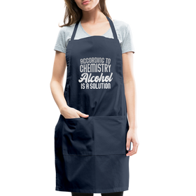 Funny Alcohol Is A Solution Adjustable Apron