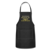 Education Is Important But Coffee Is Importanter Adjustable Apron - black