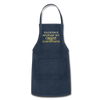 Education Is Important But Coffee Is Importanter Adjustable Apron - navy