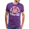 Every Butt Deserves a Good Rub BBQ Men's Premium T-Shirt - purple