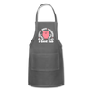 Every Butt Deserves a Good Rub BBQ Adjustable Apron - charcoal