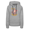 I'm Trashed Funny Raccoon Women’s Premium Hoodie - heather grey