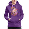 I'm Trashed Funny Raccoon Women’s Premium Hoodie - purple