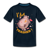 I'm Trashed Funny Raccoon Toddler Premium T-Shirt - deep navy
