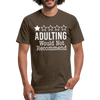 1 Star Adulting Fitted Cotton/Poly T-Shirt by Next Level - heather espresso