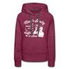 Mom's Sanity Coffee & Wine Funny Women’s Premium Hoodie - burgundy