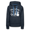 Mom's Sanity Coffee & Wine Funny Women’s Premium Hoodie - navy