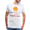 A-Mean-O Acid Science Joke Men's Premium T-Shirt - white
