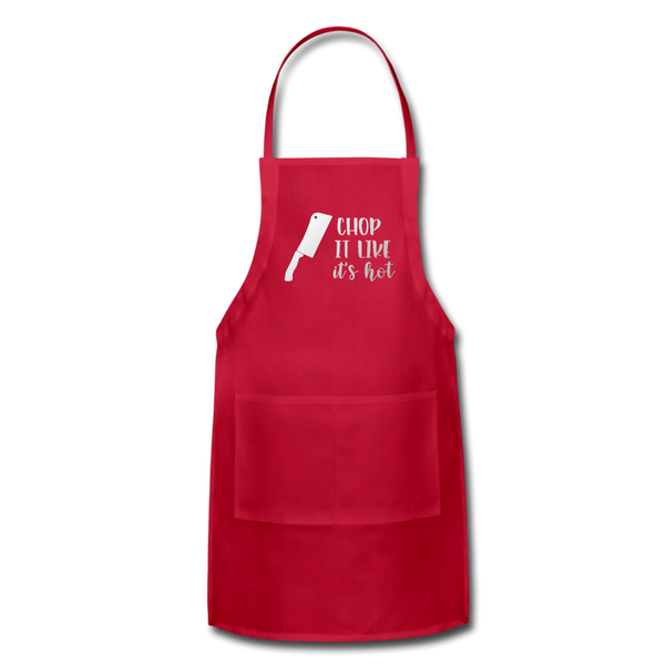 Chop it Like It's Hot Adjustable Apron - red