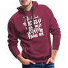 No One Rubs Their Meat Better Than Me BBQ Men’s Premium Hoodie - burgundy