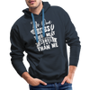 No One Rubs Their Meat Better Than Me BBQ Men’s Premium Hoodie - navy