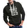 No One Rubs Their Meat Better Than Me BBQ Men’s Premium Hoodie - charcoal grey
