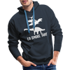 I'd Smoke That Dinosaur BBQ Men’s Premium Hoodie - navy