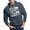 Meat Sweats No Regrets BBQ Men’s Premium Hoodie - heather denim