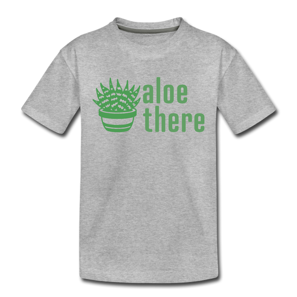 Aloe There Kids' Premium T-Shirt - heather gray