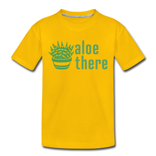 Aloe There Kids' Premium T-Shirt - sun yellow