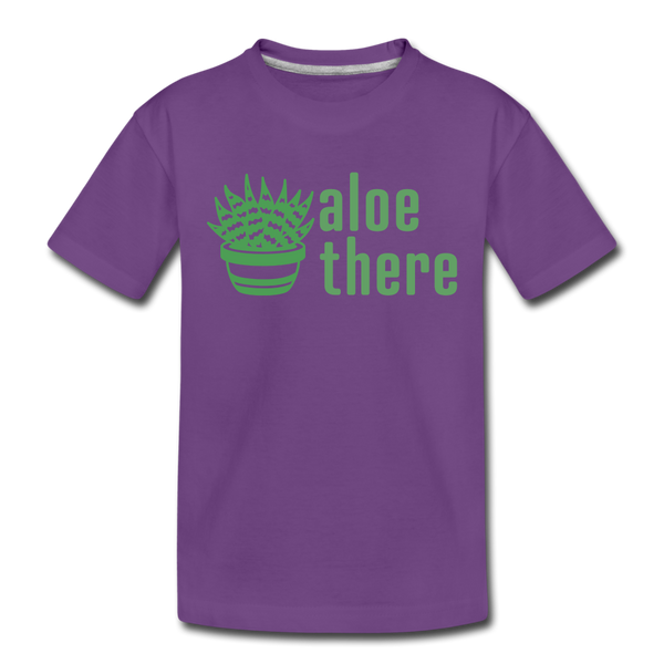 Aloe There Kids' Premium T-Shirt - purple