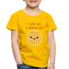 I Love You A Waffle Lot Toddler Premium T-Shirt - sun yellow