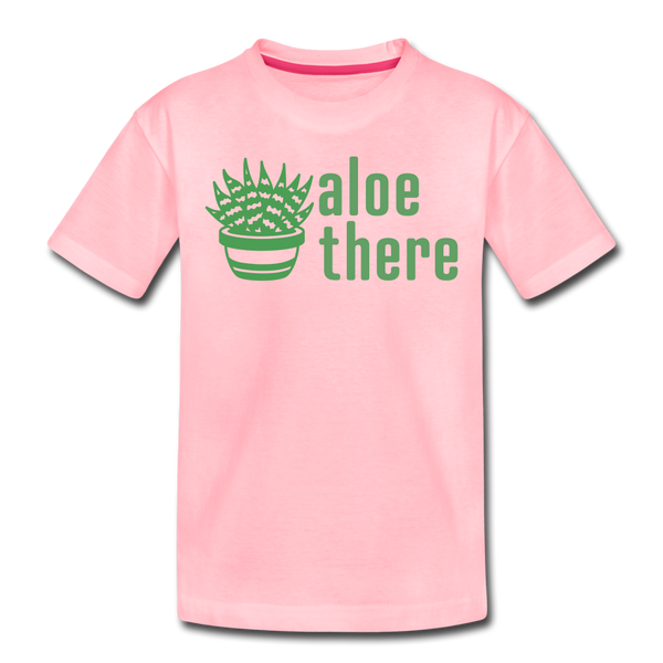 Aloe There Toddler Premium T-Shirt - pink