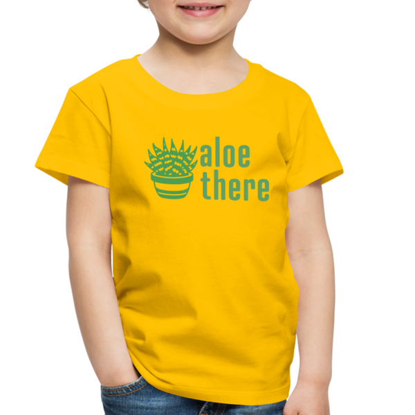 Aloe There Toddler Premium T-Shirt - sun yellow