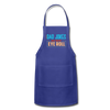 Dad Jokes are How Eye Roll Adjustable Apron - royal blue