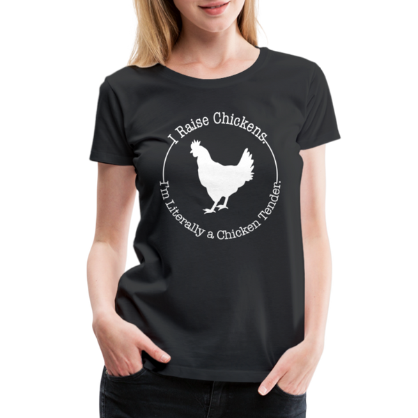 Chicken Tender Funny Women’s Premium T-Shirt - black