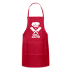 Grill Master BBQ Adjustable Apron - red