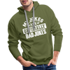 My Jokes Are Officially Dad Jokes New Dad Men’s Premium Hoodie - olive green