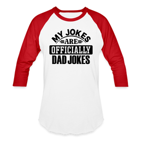 My Jokes Are Officially Dad Jokes New Dad Baseball T-Shirt