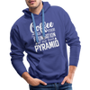 Coffee Is The Foundation Of My Food Pyramid Men’s Premium Hoodie - royal blue