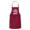 Your Opinion Isn't Part Of The Recipe Funny Adjustable Apron - burgundy
