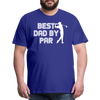 Best Dad by Par Golfer Men's Premium T-Shirt - royal blue