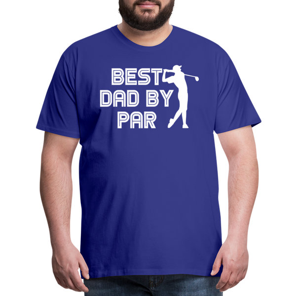Best Dad by Par Golfer Men's Premium T-Shirt - royal blue