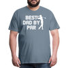 Best Dad by Par Golfer Men's Premium T-Shirt